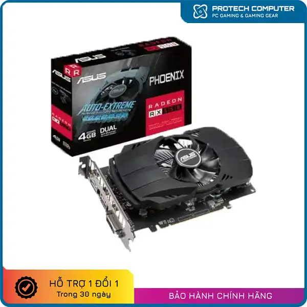 VGA ASUS Phoenix Radeon RX 550 4GB GDDR5 (PH-RX550-4G-EVO)