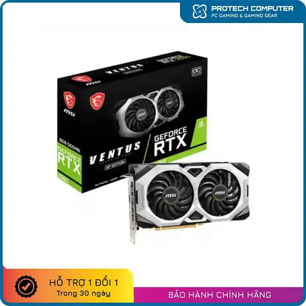 Card màn hình MSI RTX 2060 VENTUS GP OC 6GB