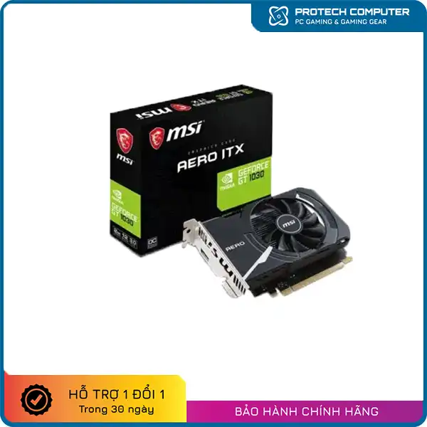 Card màn hình MSI GT 1030 Aero ITX OC