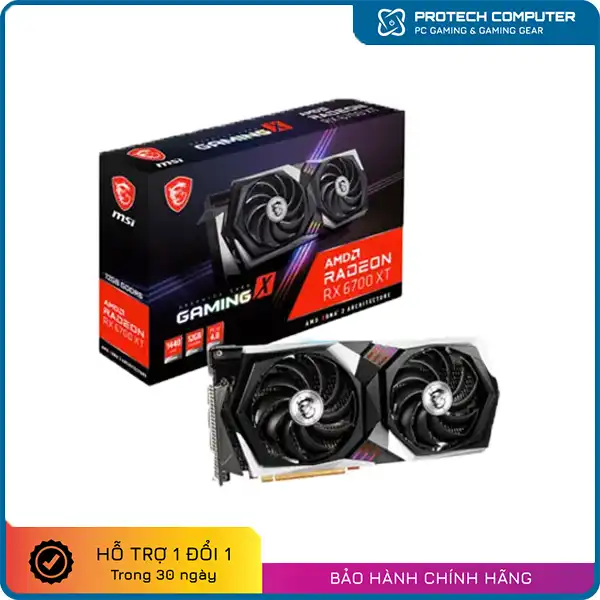 Card màn hình MSI RX 6700 XT GAMING X 12GB