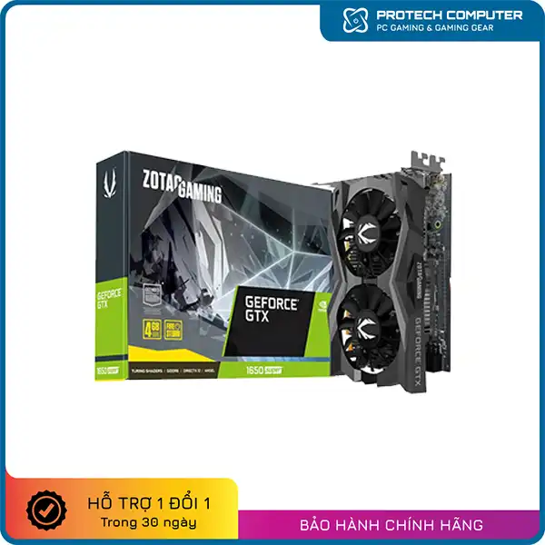 Card Màn Hình Zotac GTX 1650 Super 4G GDDR6 Gaming Twin Fan