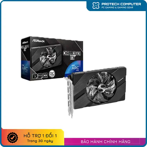Card màn hình Asrock Intel Arc A380 Challenger ITX 6GB