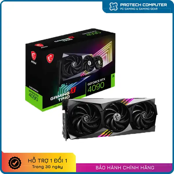 Card màn hình MSI RTX 4090 GAMING X TRIO 24GB