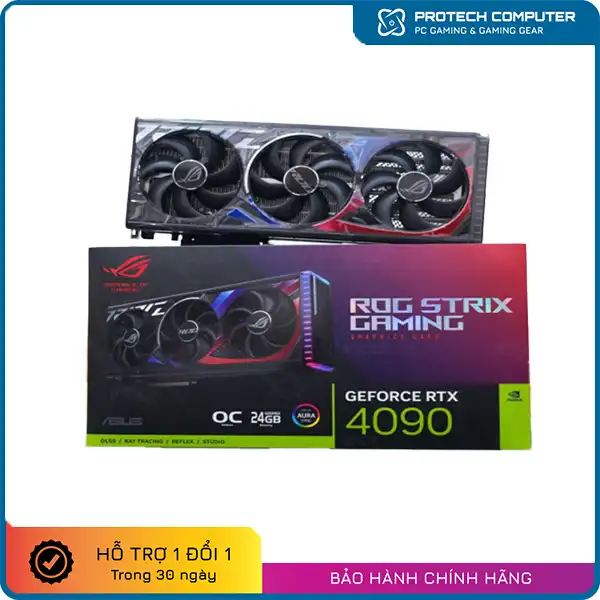 Card màn hình ASUS ROG STRIX RTX 4090 OC 24Gb GAMING