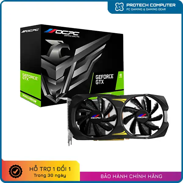 Card màn hình VGA OCPC GTX 1660 SUPER 6GB DDR6 NEW