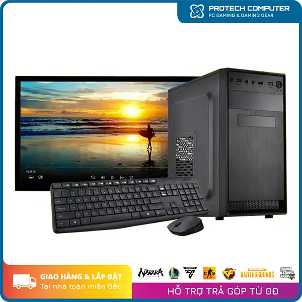 Full bộ PC Gaming #03 (Intel G6405/MSI H510/8Gb DDR4/SSD 120Gb/450W)