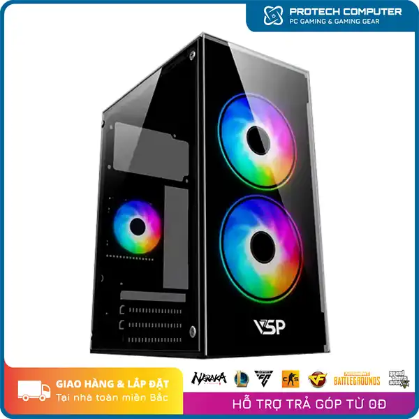PC Gaming #52 (i3 10105F Tray/8GB DDR4 3200/GT 1030 4GB/450W/256GB)