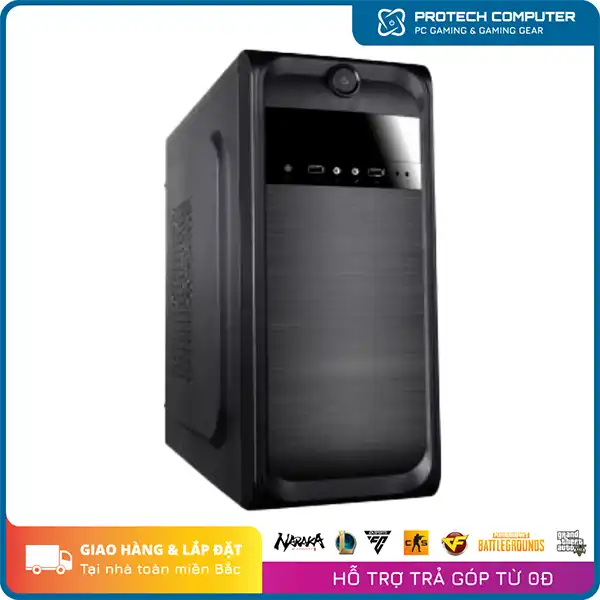 PC Gaming #82 (Intel Core i3-9100F/Ram 8GB DDR4/GTX 1050Ti 4GB/SSD 120GB/Main B360/450W)