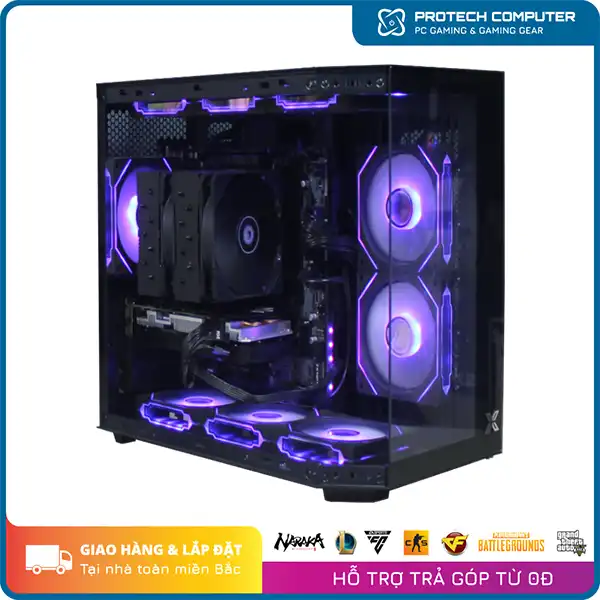 PC Gaming #121 (i5-12400F Tray | Ram 16Gb | VGA GTX 1660S 6Gb | SSD 256Gb | Main H610M | Nguồn 500W | Vỏ Cubi M)