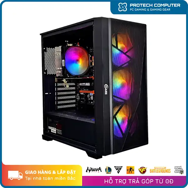 PC Gaming #100 (i7 10700F | Ram 16Gb | VGA GTX 1660S 6Gb | SSD 512Gb | Main B560 | Nguồn 500W | Vỏ PowerCase)