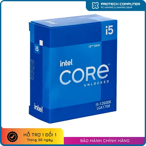 CPU Intel Core i5-12600K (3.7GHz turbo up to 4.9Ghz, 10 nhân 16 luồng, 20MB Cache, 125W) - Socket Intel LGA 1700
