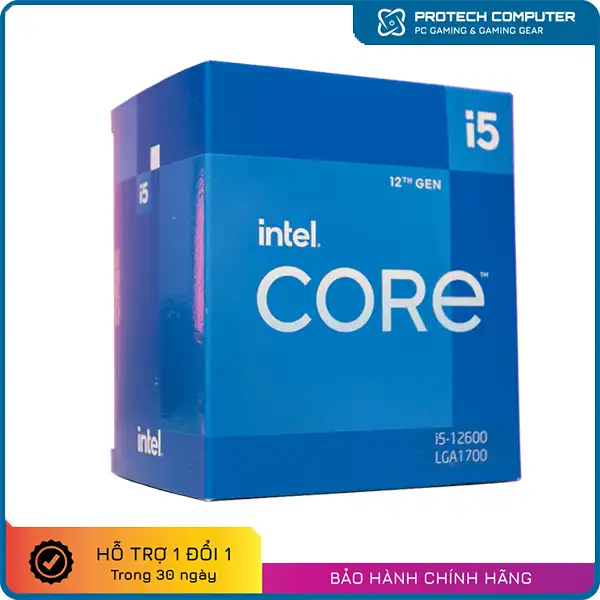 CPU Intel Core i5 12600 (3.30 Up to 4.80GHz | 18MB | 6 Nhân 12 Luồng | Socket 1700)