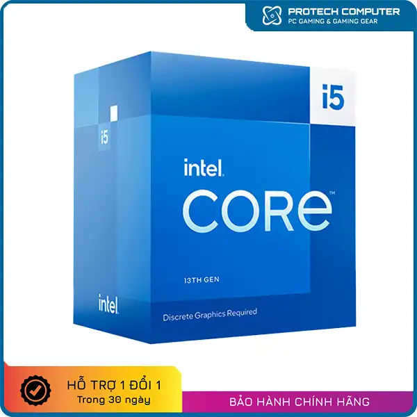 CPU Intel Core i5-13400F (10 Nhân - 16 Luồng, Up to 4.6GHz, Socket LGA 1700)