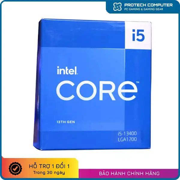CPU Intel Core i5-13400 (10 Nhân - 16 Luồng, Up to 4.6GHz, Socket LGA 1700)