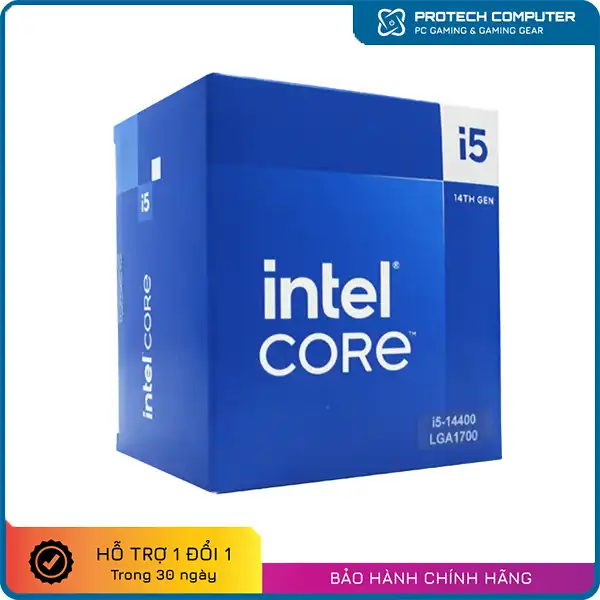 CPU Intel Core i5-14400 (10 Nhân - 16 Luồng, Up to 4.7GHz, Socket LGA 1700)