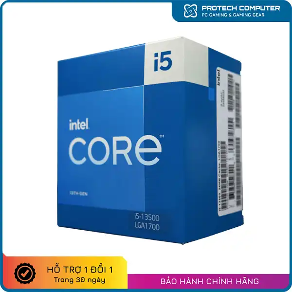 CPU Intel Core i5-13500 (14 Nhân - 20 Luồng, Up to 4.8GHz, Socket LGA 1700)