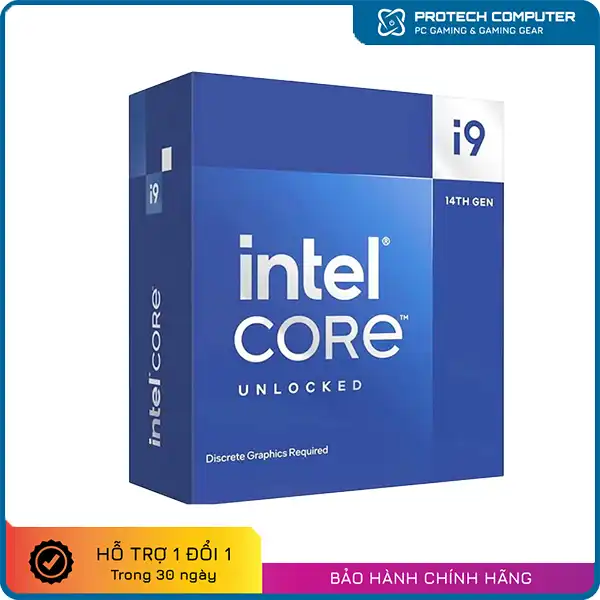CPU Intel Core i9-14900F (24 Nhân - 32 Luồng, Up to 5.8GHz, Socket LGA 1700)