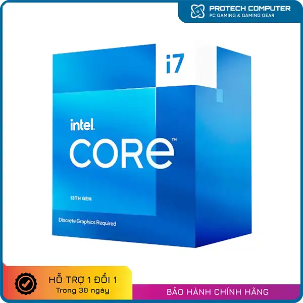 CPU Intel Core i7-13700 (16 Nhân - 24 Luồng, Up to 5.2GHz, Socket LGA 1700)