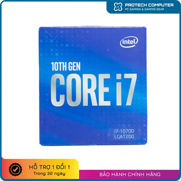 CPU Intel Core i7-10700 (8 Nhân - 16 Luồng, Up to 4.8GHz, Socket LGA 1200)