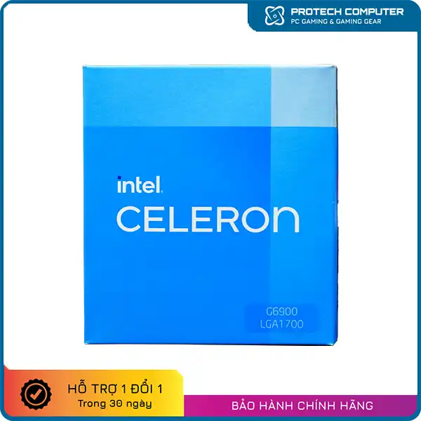 CPU Intel CELERON G6900 (3.4GHz, 2 Nhân - 2 Luồng, 4Mb Cache, 46W - Socket Intel LGA 1700)
