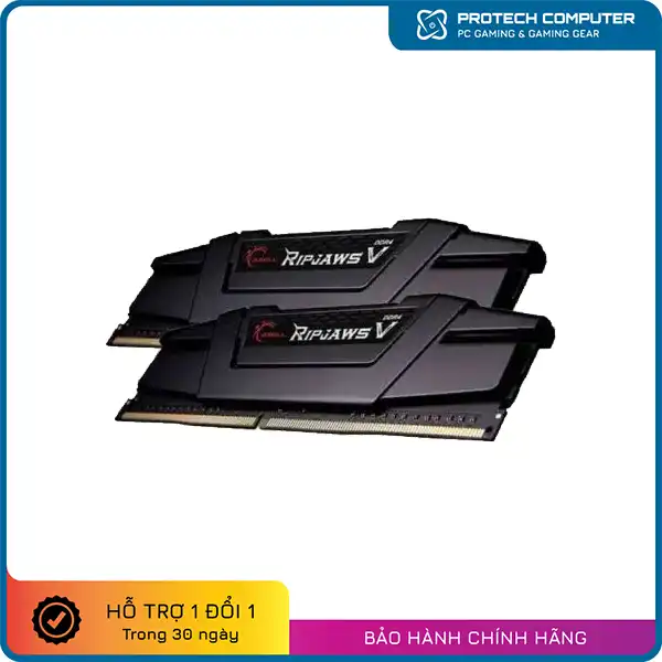Ram Desktop G.SKILL Ripjaws V F4-3200C16D-16GVKB 16GB (2 x 8GB) DDR4 3200MHz