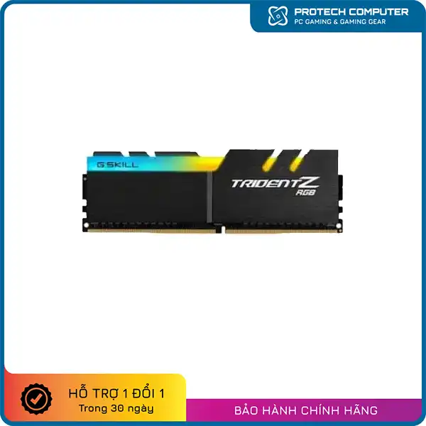 RAM Desktop G.Skill Trident Z RGB 32GB (16GBx2) DDR4 3200MHz