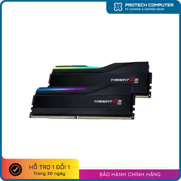 Ram Desktop Gskill Trident Z5 RGB 32GB (2 x 16GB) DDR5 6000Mhz