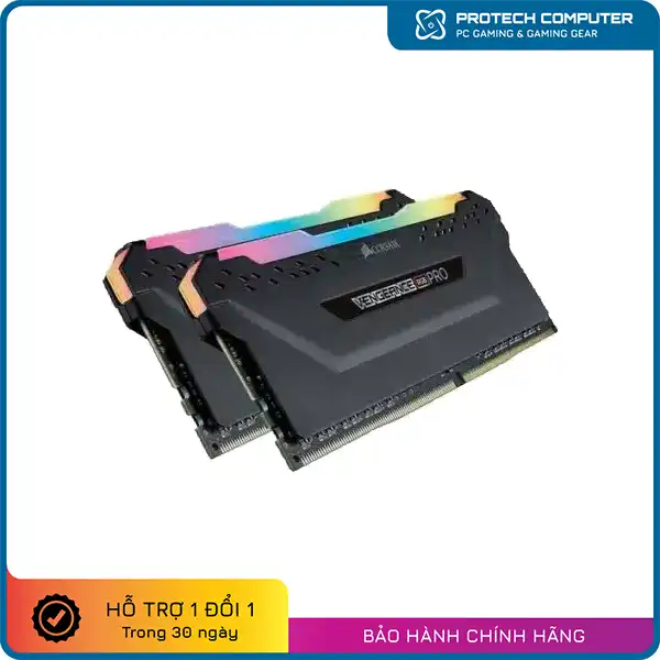 RAM Desktop CORSAIR Vengeance PRO RGB 16GB (2x8GB) DDR4 3000MHz