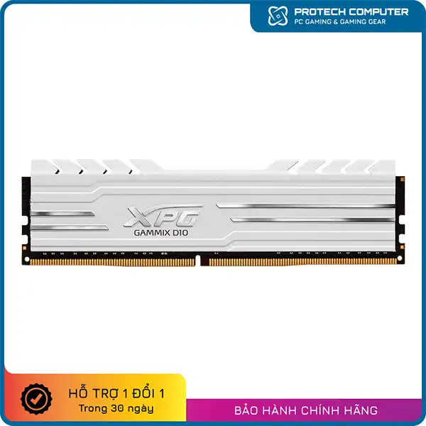 Ram Adata XPG Gammix D10 16GB (1x16GB) DDR4 3200Mhz Trắng