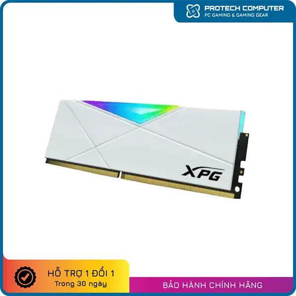 Ram Desktop Adata 8GB (1x8GB) DDR4 3200 XPG Spectrix D50 RGB White