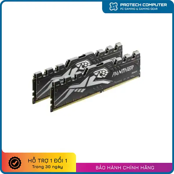 Ram Desktop Apacer OC Panther Golden 16GB (2x8GB) DDR4 3200Mhz