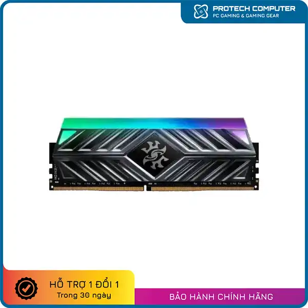 Ram ADATA XPG Spectrix D41 8GB (1x8GB) DDR4 Bus 3200MHz (Xám)