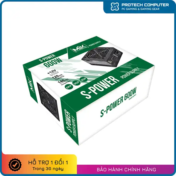Nguồn máy tính MIK S-Power 600W