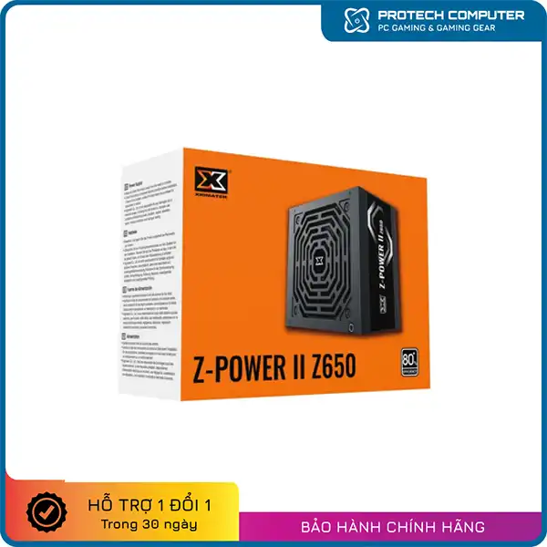 Nguồn Xigmatek Z-Power II Z650 (Màu Đen/500W/230V)