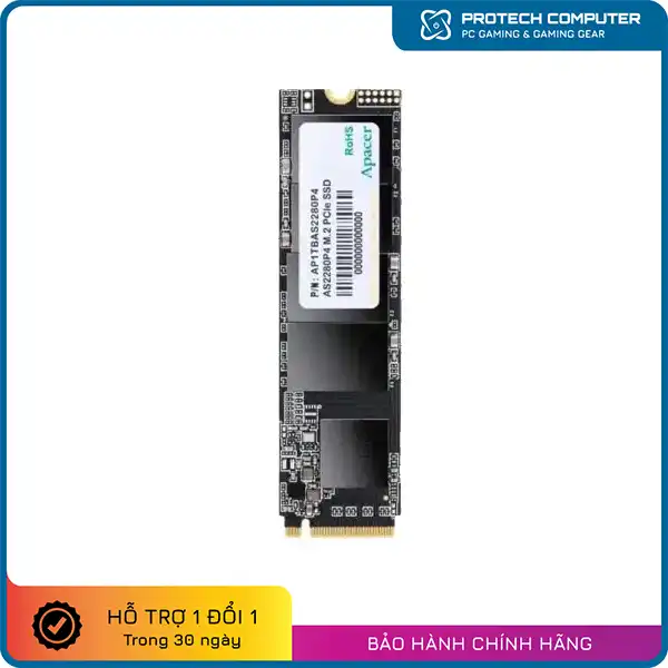 Ổ cứng SSD Apacer AS2280P4 512Gb M.2 NVME