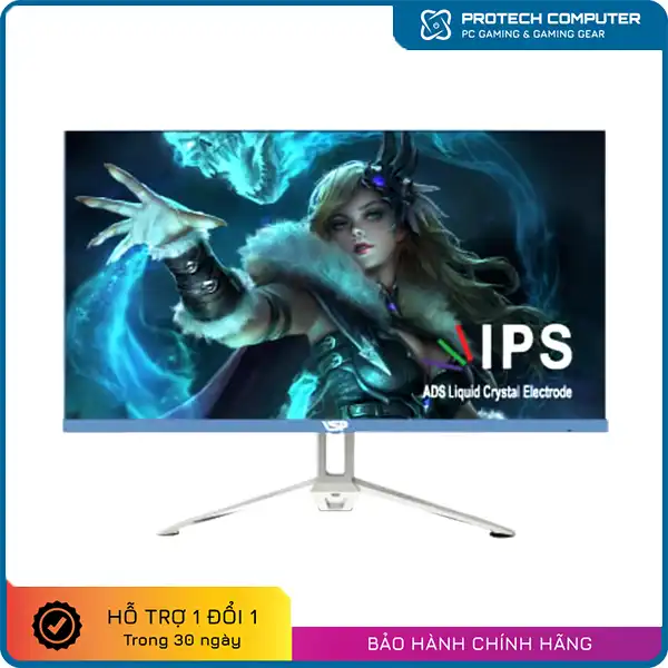 Màn hình VSP V2408S Màu Xanh (24 inch/FHD/75Hz/IPS)