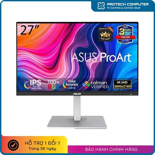 Màn hình ASUS ProArt PA279CV-R 27 inch IPS 4K Chuyên Đồ Họa