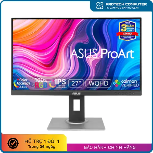 Màn hình ASUS ProArt PA278QV 27 inch 2K IPS Chuyên Đồ Họa