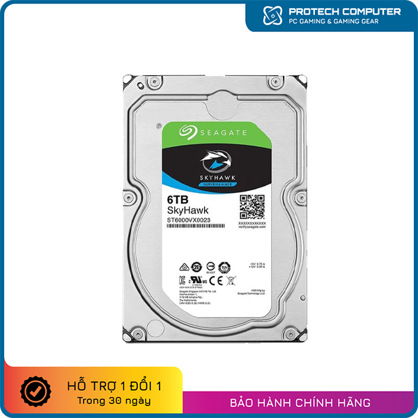 Ổ cứng HDD Seagate SkyHawk 6TB 3.5 inch