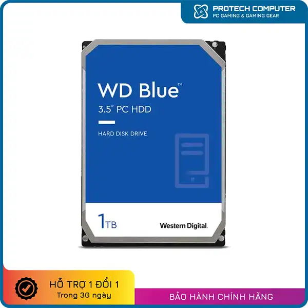 Ổ Cứng HDD Western Digital Caviar Blue 1TB 3.5 inch SATA 3 7200RPM