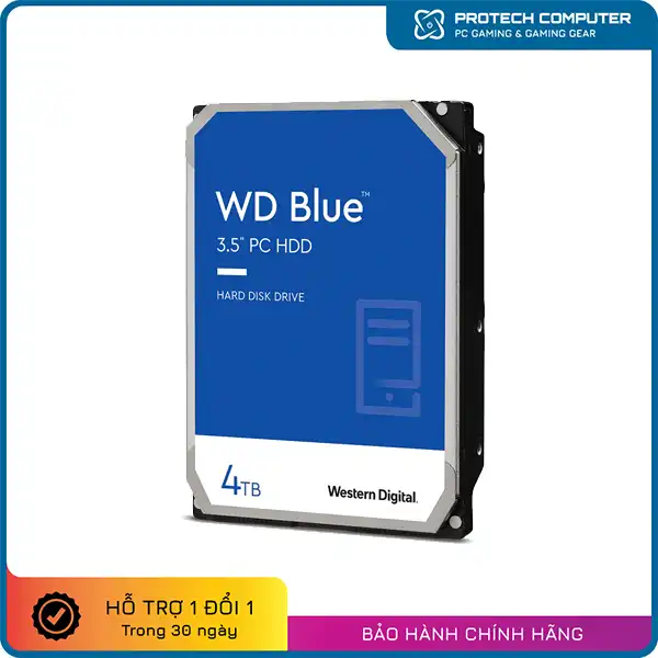 Ổ Cứng HDD WD Blue 4TB 3.5 inch SATA 3