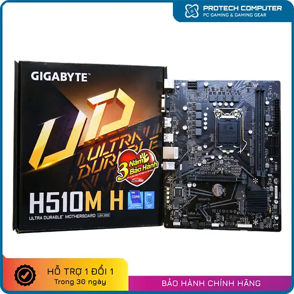 Mainboard GIGABYTE H510M H Socket LGA1200 / 2 Khe Ram 64GB