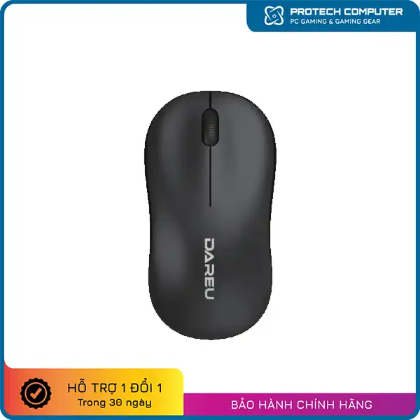 Chuột không dây DAREU LM106G - Black