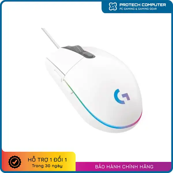 Chuột Logitech G102 Lightsync(Trắng)