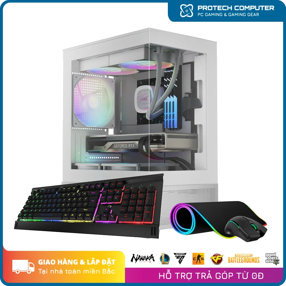 PC Gaming (H510M / i5 11400F / RTX 2060 6Gb / M.2 512Gb/ DDR4 16Gb / 600W)
