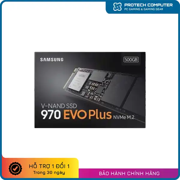 Ổ cứng SSD Samsung 970 EVO Plus 500GB M.2 NVMe PCIe Gen3x4