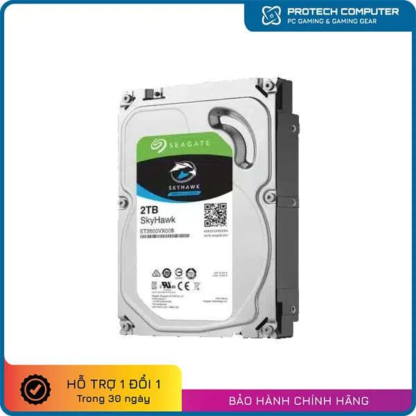 Ổ cứng HDD Seagate SkyHawk 2TB 3.5 inch