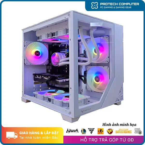 PC Gaming #97 (Intel Core i3-10105F/Ram 8GB/GTX 1660/SSD 240GB/Main H510/550W)