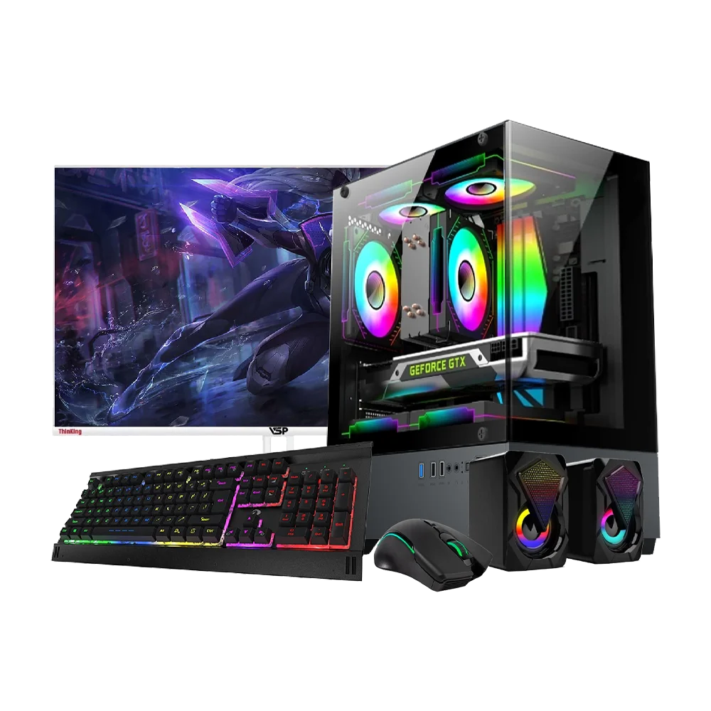 Gaming PC Mid (i3 12100F | Ram 16Gb | GTX 1060 6Gb | SSD 256GB | H610M | 500W | Màn hình 24'' 100Hz)