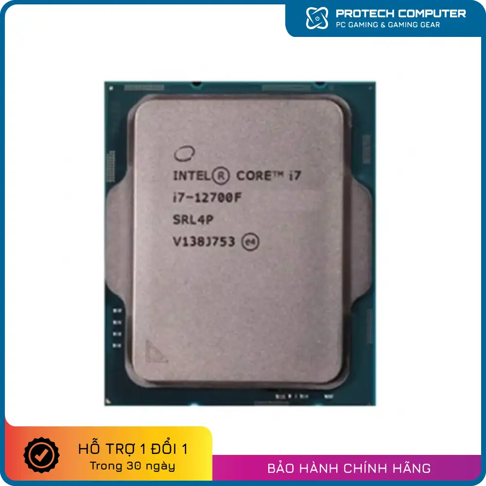 CPU Intel Core I7 12700F Tray New